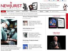 Tablet Screenshot of newjurist.com